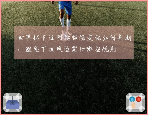 世界杯下注网站临场变化如何判断，避免下注风险需知哪些规则