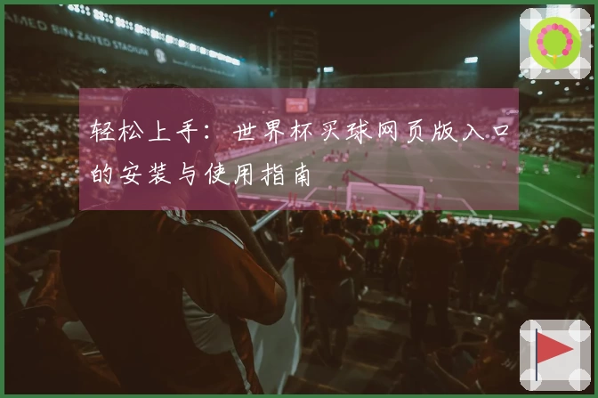 轻松上手：世界杯买球网页版入口的安装与使用指南
